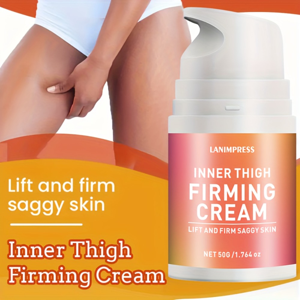 7.76oz Unisex Inner Thigh Firming Cream - Hyaluronic Acid, Honey, Jojoba, Caffeine, Shea Butter & Vitamin E, Unscented Skin Tightening Moisturizer for All Skin Types, Enhances Thigh, Butt & Body Contour, Body Firming Cream for Men And Women