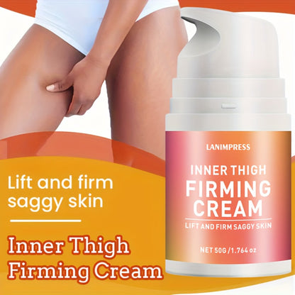 Inner Thigh Firming Cream 7.76oz - Skin Tightening Body Lotion with Hyaluronic Acid, Caffeine & Shea Butter for Thigh, Butt & Body Contouring, Unisex