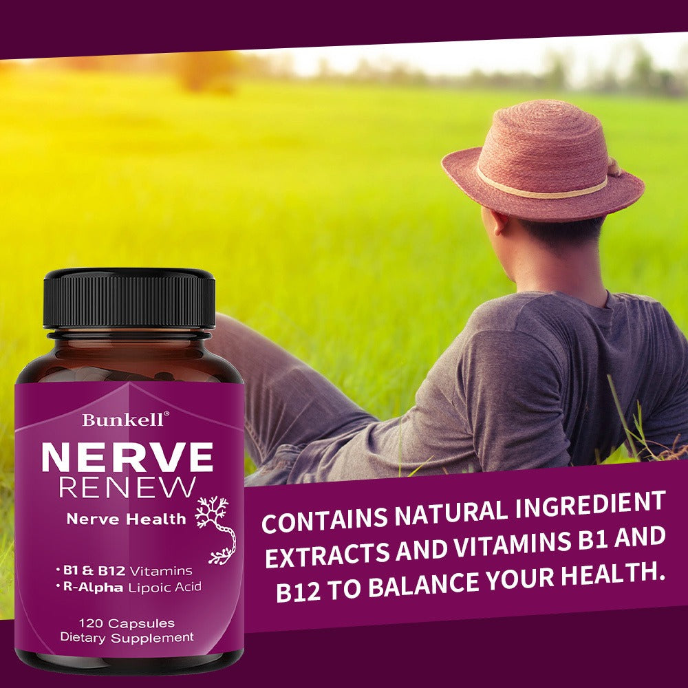 Neurohealth Supplement - Contains Vitamins B1 And B12 - Premium Formula For Men And Women - 120 Capsules