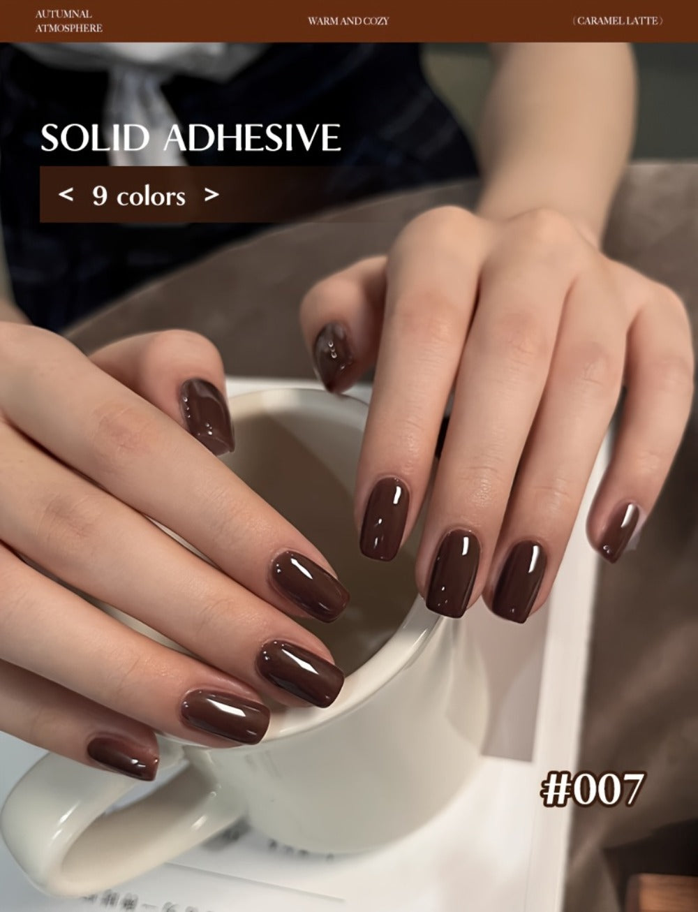 MORDDA 9psc Palette Solid Gel Polish Set, Autumn Harvest Collection, High Saturation, Long-Lasting, Alcohol-Free Gel Nail Polish Kit, For Home And Salon, Ideal For Christmas And Holiday Gifts