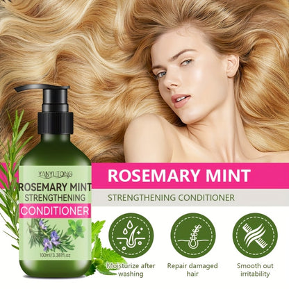 Rosemary Mint Shampoo & Conditioner with Rosemary Extract — Moisturizing, Strengthening Hair Care for All Hair Types, Unisex, Available as Shampoo, Conditioner or Set