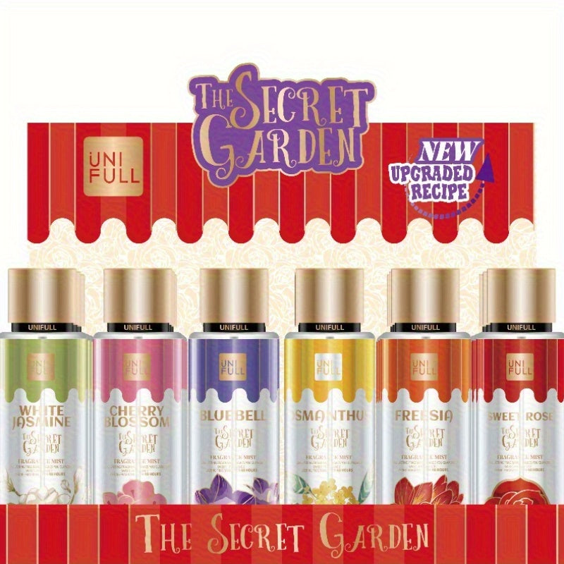 8.4-Ounce Ladies' Hair And Body Spray - A Long-Lasting Eau De Toilette with Floral And Fruity Aromas And Alcohol Content. The Colorful Bottle Design Is Perfect for Dates, Parties, And Gifts. (All Kinds of Scents Can Be Sent Random.)