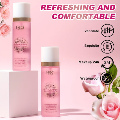 Makeup Setting Spray 3-in-1 Prime Hydrate & Set - Long-Lasting Waterproof Sweat-Proof Moisturizing Setting Spray for All Skin Types - Locks Makeup for Fuller Adherent Finish - Face Mist for Women