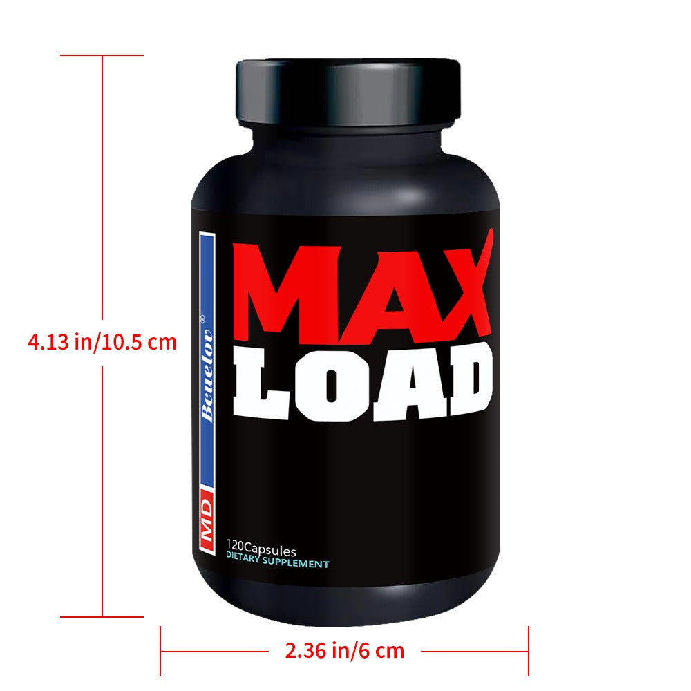 Load Supplements - 7-In-1 Dietary Supplement with L-Arginine & Tribulus - Supports Overall Health, Immune Health, And Daily Vitality - 120 Capsules