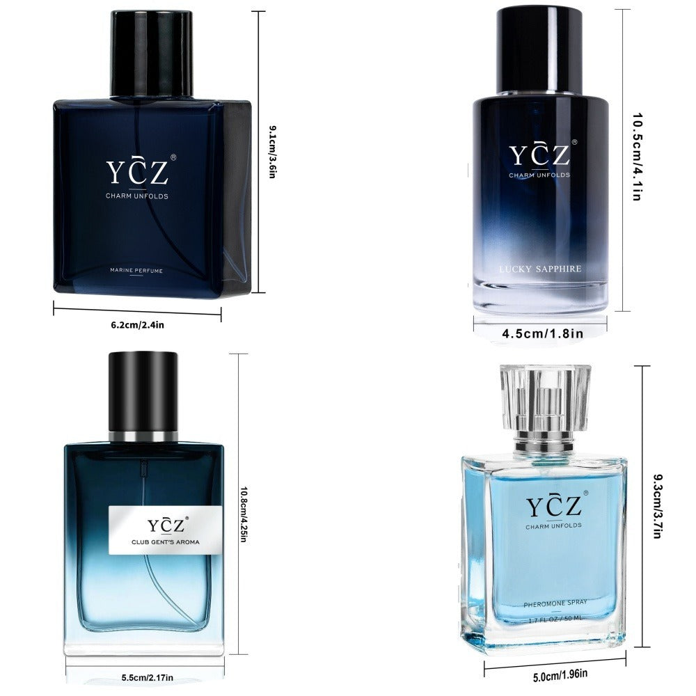 Men's Cologne Gift Set - Eau de Parfum Lavender Fresh & Warm Woody Long Lasting Fragrance, Multi-Piece Sets 2 3 or 4 Bottles, Perfect for Dates Office & Everyday Wear