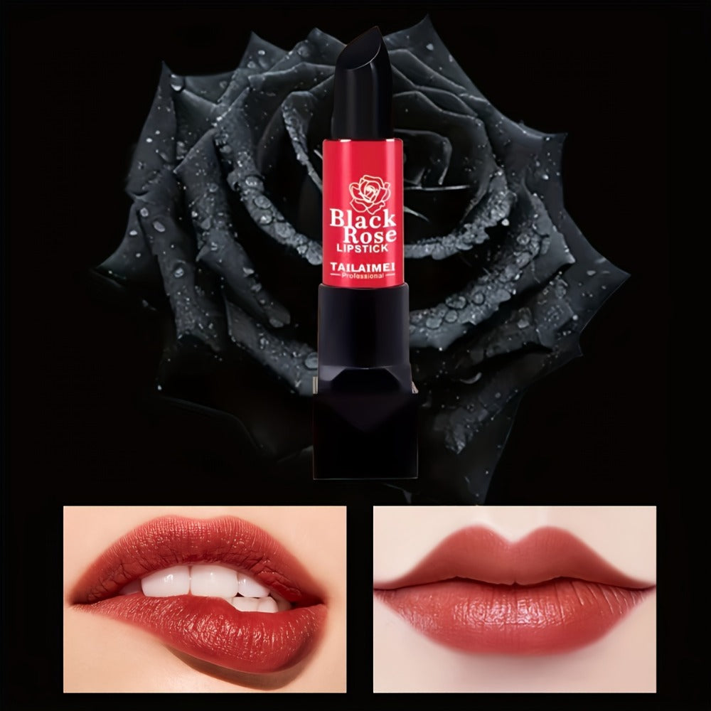 Matte Red Shine Lipstick by Black Rose, Long-Lasting And Moisturizing, with a Non-Stick End for Your Lips