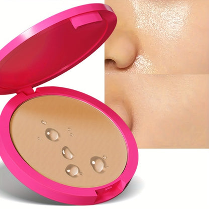 Powder Foundation Waterproof Matte — Full Coverage Non-Cakey Formula | All Skin Types | Light to Medium Tone | 0.31 oz Compact