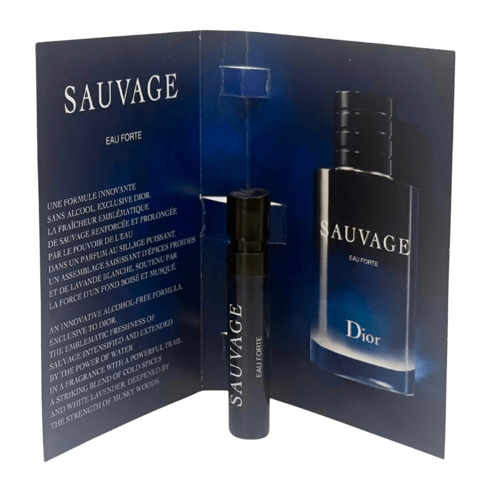 Dior Sauvage Eau Forte Parfum 0.03 Fl.oz / 1 ml Pack of 3