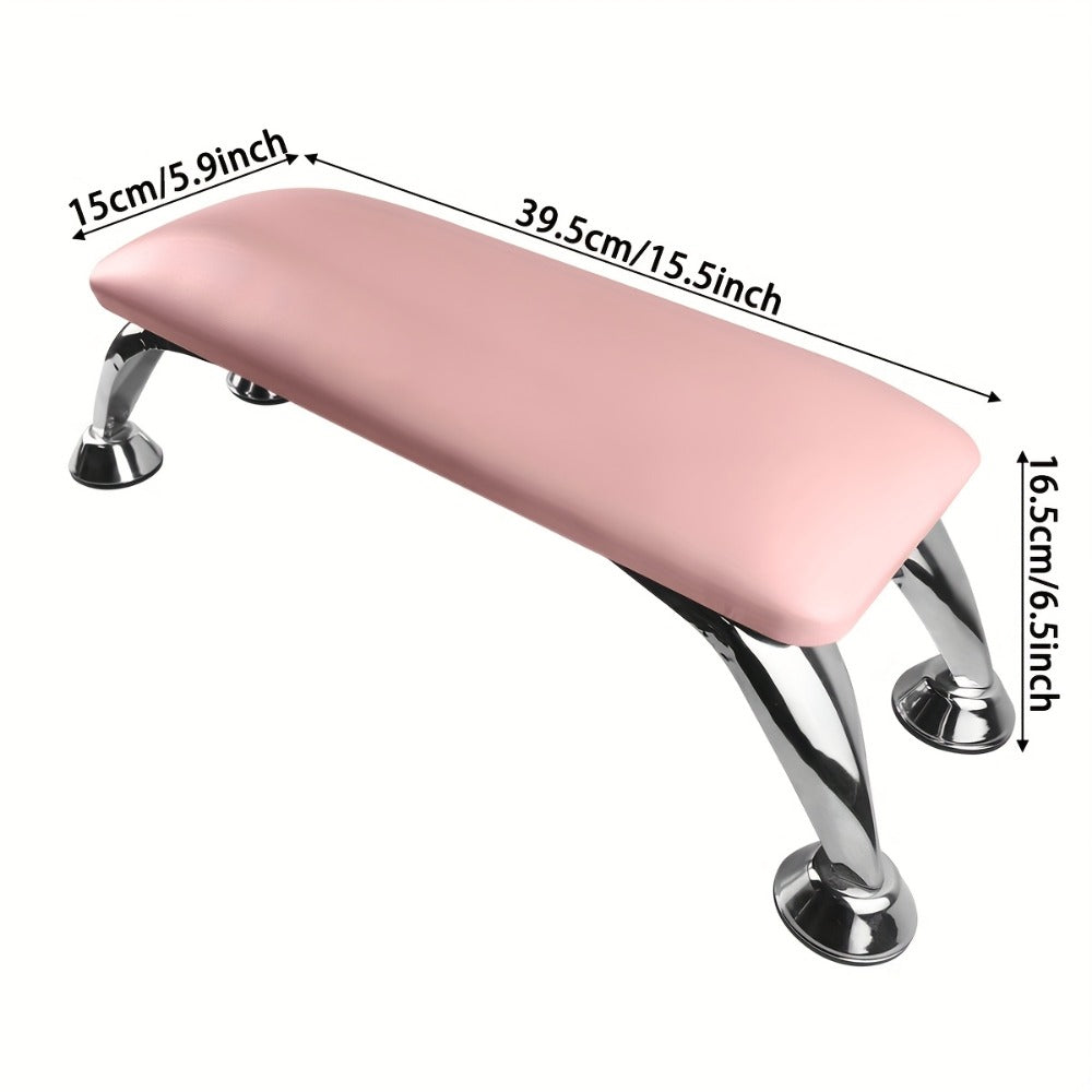 1pc/2pcs Pink Nail Armrest & Hand Pillow - Professional Nail Tool For Salon/Studio