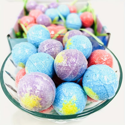 Mini Bath Bombs Gift Set 91 Pack - Colorful Fragrant Bath Fizzies 15g Each, 3 Scents Assorted | Bulk Holiday Gift for Birthdays, Christmas, Easter, Halloween & Valentine's Day