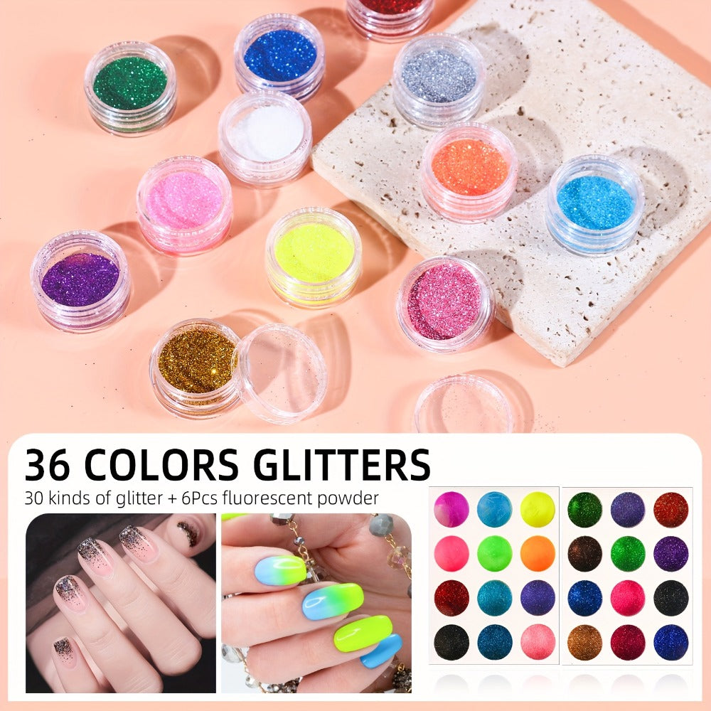 Full Nail Acrylic Nail Kit with Drill & Light Suitable for Beginners - Complete Starter Set with, Nail Glue/, - System for - Nail Extensions, Professional Manicure/Pedicure Tools for DIY Nail Care