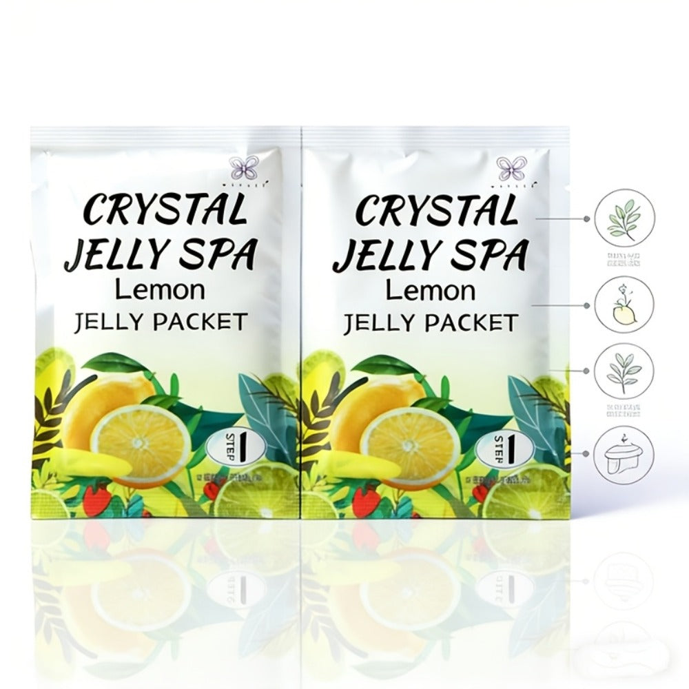 Jelly Spa Foot, 10 Scenarios Available, Bubble Foot Bath Spa, Foot Salt Bath, Used for Foot Skin Care, Four Flavors Lavender, Rose, Lemon, Jelly Foot Bath, Gentle Exfoliation, Treating Foot Bath, Dry Skin, Self Care Daily