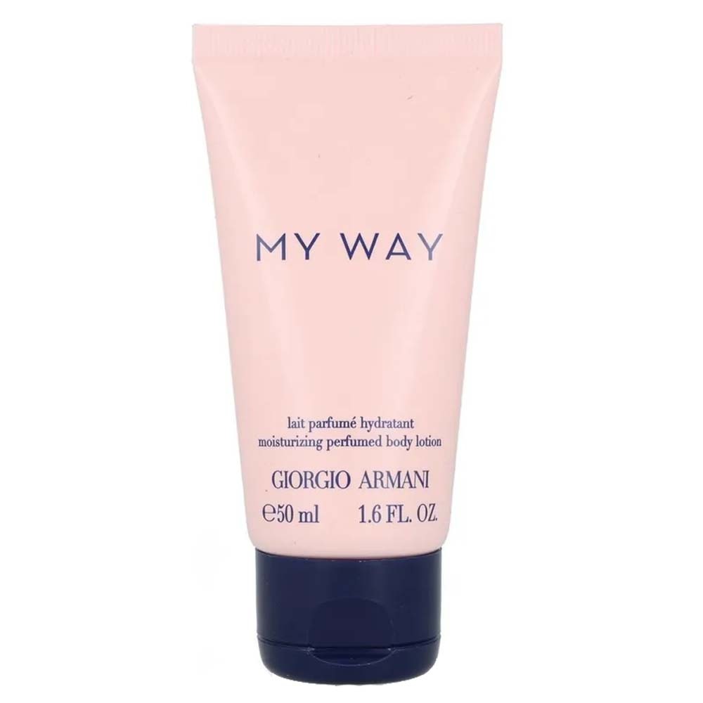 Giorgio Armani My Way Perfumed Body Lotion for Women Moisturizing Floral Scented Lotion 1.6 oz 50ml Hydrating Skin Softening Body Cream with Signature Fragrance