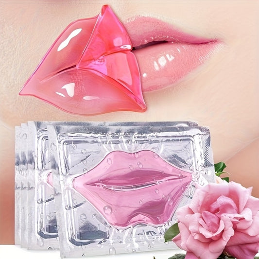 Lip Mask Hydrating Pink Moisturizing Nourishing Overnight Lip Treatment Dry Chapped Lips Repair Gentle for All Skin Types Women Gift 15pcs