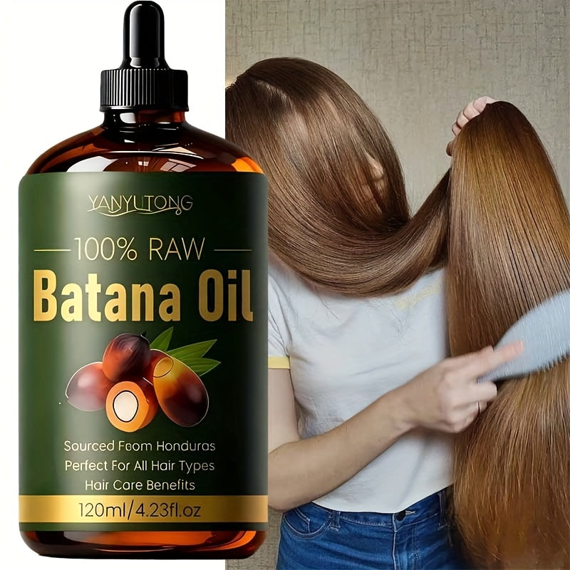 4.06oz Honduras Batana Hair Oil -Moisturizing & Hydrating, Head Care ForHealthier Hair - Dry & Damaged LocksFor Moisturizing Scalp And Hair Care.Suitable for All Hairil