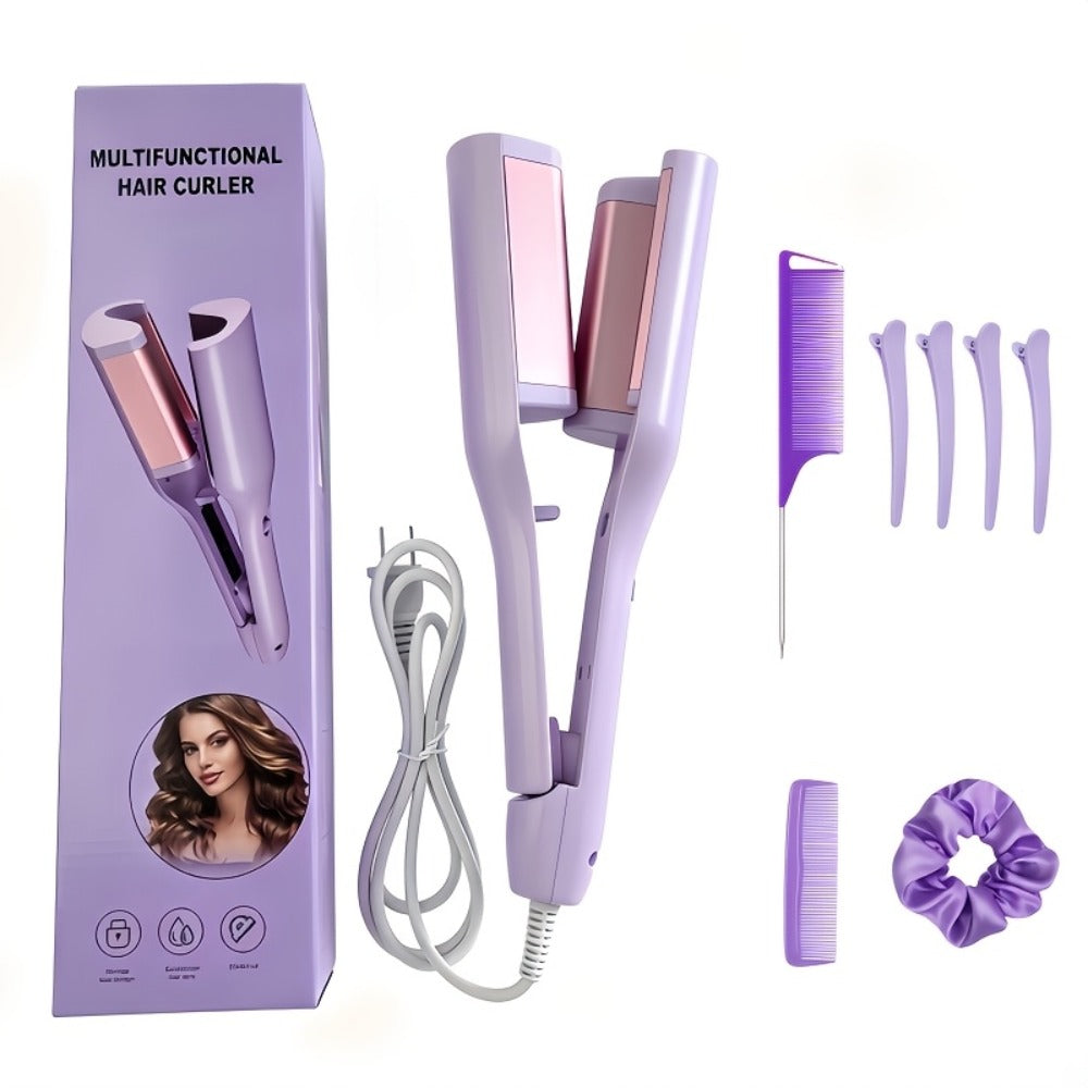 32mm Women's Curling Iron, 30-second Rapid with Adjustable Temperature Settings, Creates Long-lasting Deep U-shaped and M-shaped Curls, Delivers Salon-level Smooth Results, a Gift for Her, Mother's Day Gift