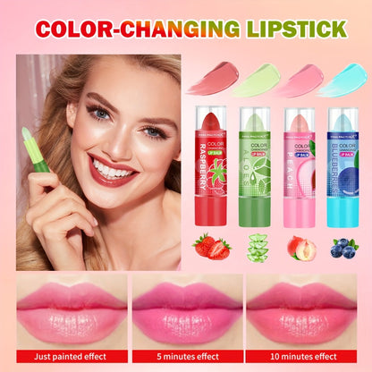 Color Changing Lipstick Set 8 Pcs by Miss Factorx – 12-Hour Long-Lasting, Moisturizing & Anti-Transfer Formula, Charming Mood-Reactive Shades, Perfect Holiday & Birthday Gift