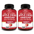 Apple Cider Vinegar Capsules 1600mg - Supports Digestion and Energy Levels for Men and Women - 120 Capsules