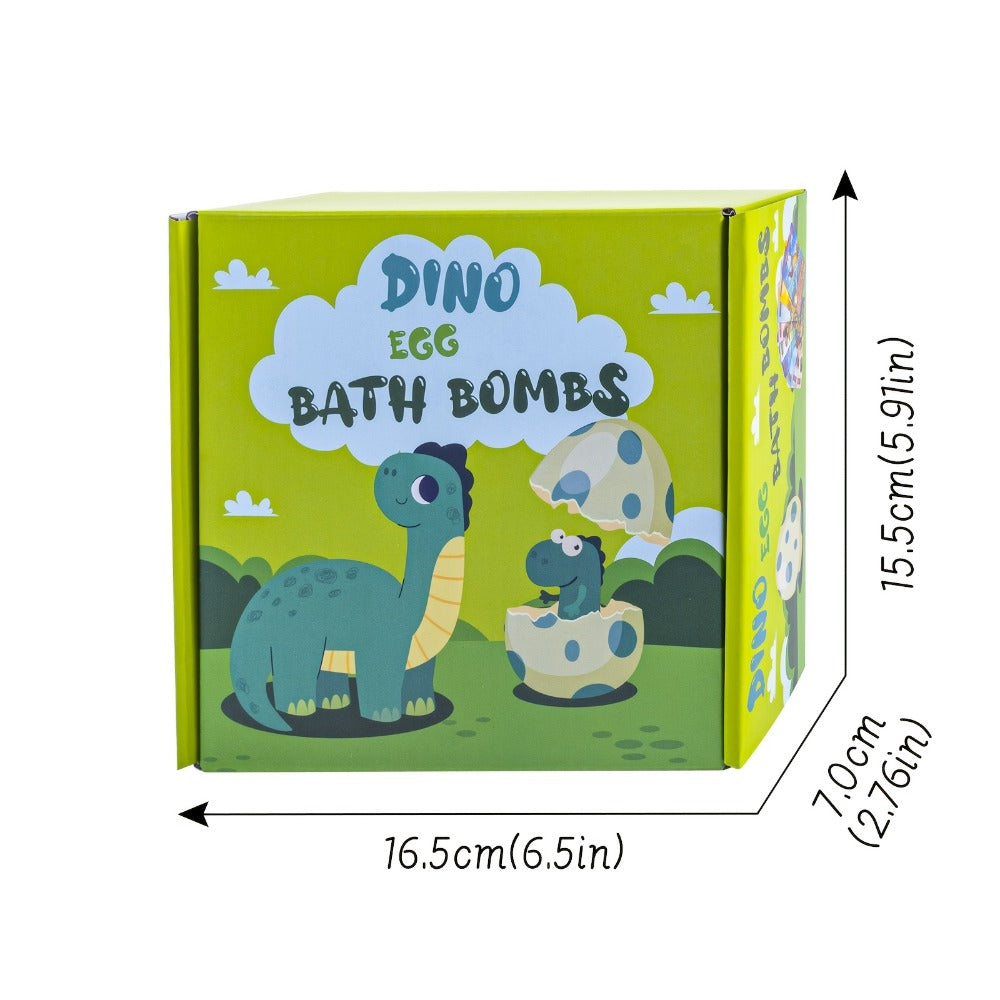 Christmas Gift Dinosaur Egg Bath Bombs, Containing Surprises, 9-pack Dinosaur Bath Toys, Suitable for and, Bubble Gum, Educational Birthday and Valentine's Day Gift Ideas