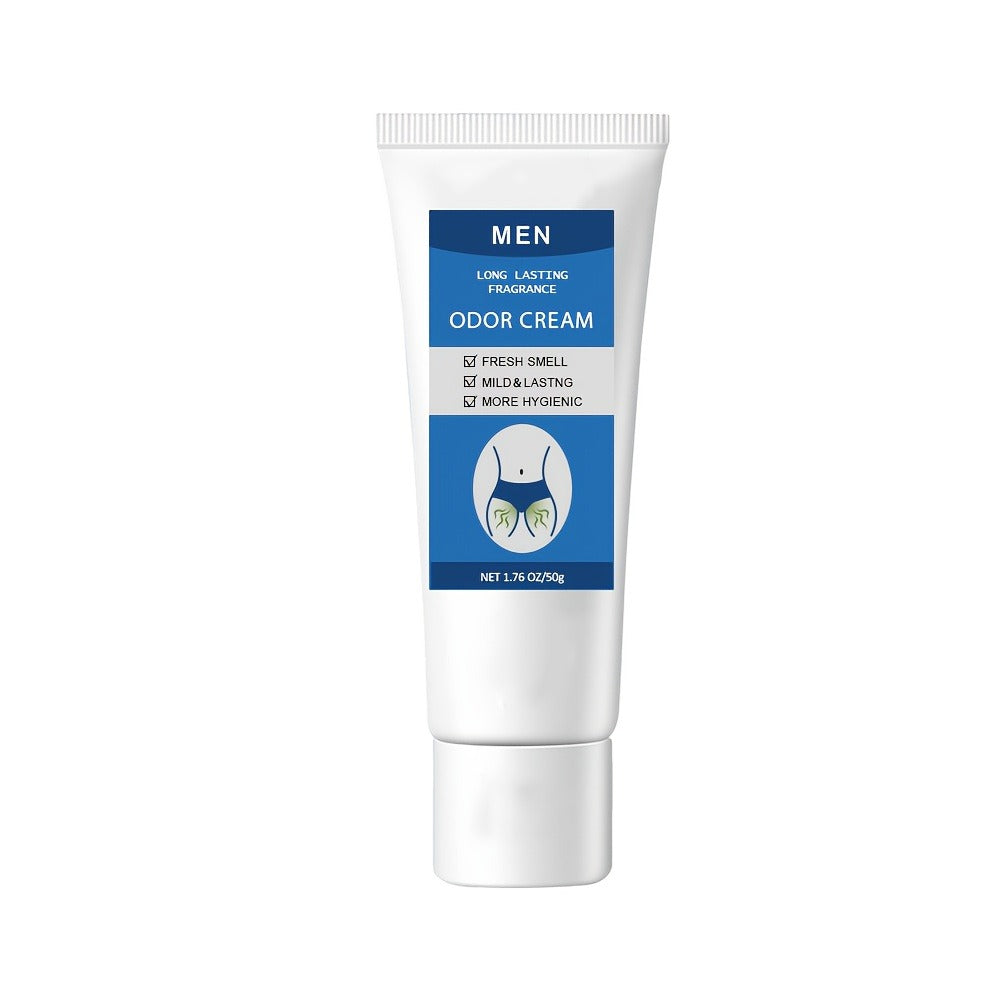Men Odor Cream, Intimate Deodorant for Men, Gentle & Long-Lasting, Controls Odor, Safe for Delicate Areas, Odor-Fighting, Men Odor Cream, 1. 76oz/50g Gift, Perfect Christmas Gift