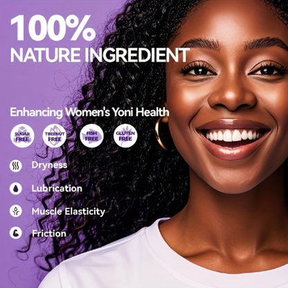 Women's Herbal Blend Capsules — Kacip Fatimah, Fenugreek, Maca Root, Manjakani & Slippery Elm Bark | pH Balance, Moisture & Natural Elasticity Support | 60 Capsules | 30-Day Supply