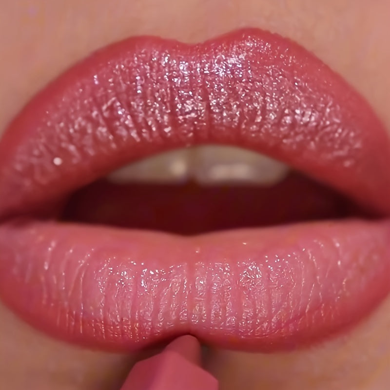 [Mother's Day Christmas] 2pcs-Luxurious Berry-Shine Glitter Lip Gloss and Lip Liner Pen - Hydrating & Long-Lasting Diamond Shine Makeup-Mother's Day Gift Ideas- Must-Have Christmas Gifts, Great Value Recommendations
