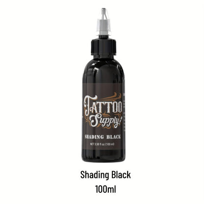 Super Black Tattoo Ink Darkest Outlining Shading Blending Professional Body Art Ink Vibrant Long Lasting Tattoo Supply Neebol 100ml 250ml