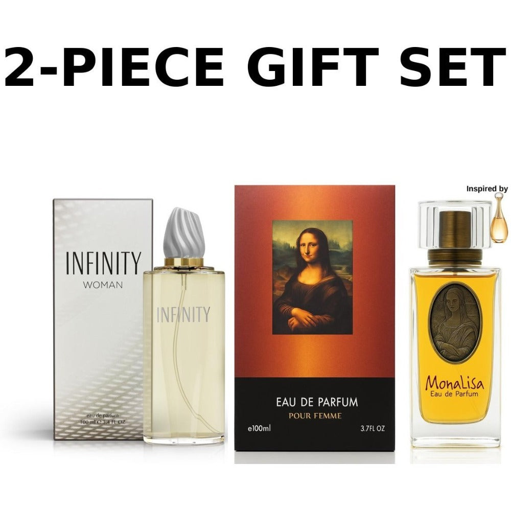 Women's Perfume Infinity Woman Eau de Parfum – Freesia, Violet & Sandalwood, Floral Fresh Long Lasting Fragrance Spray for Women, Timeless Elegant Scent, Multiple Sizes, Perfect Gift for Her