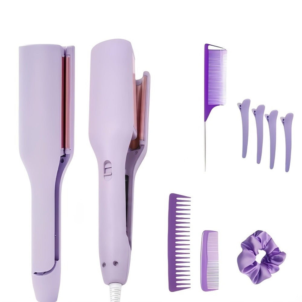 32mm Women's Curling Iron, 30-second Rapid with Adjustable Temperature Settings, Creates Long-lasting Deep U-shaped and M-shaped Curls, Delivers Salon-level Smooth Results, a Gift for Her, Mother's Day Gift