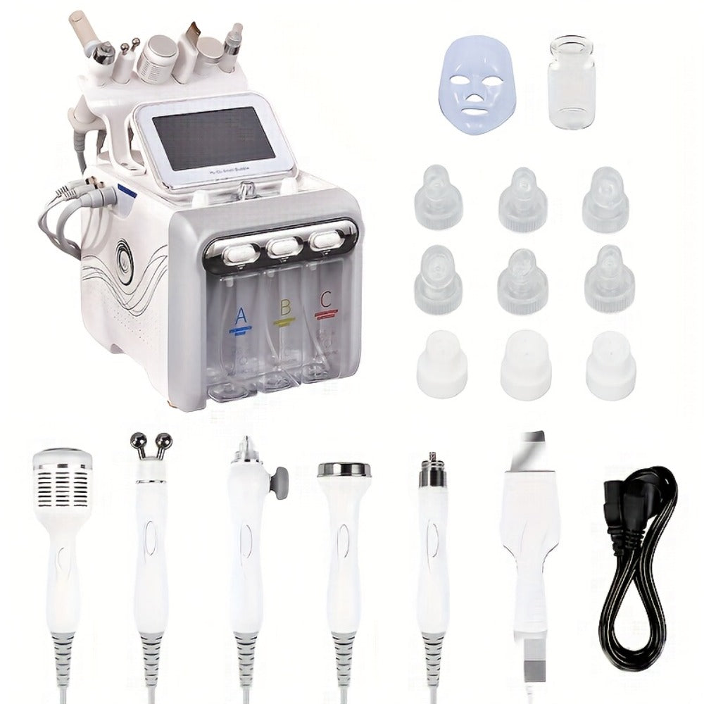 [Halloween Gift] Hydrogen-Oxygen Microbubble Beauty Device, Dual Large Pump 6-In-1/7-In-1 Hydrogen-Oxygen Microbubble Beauty Device, Facial Care, Home Beauty Device, Heartfelt Gift