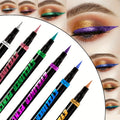 [6pcs Waterproof Eyeliner] 6pcs Waterproof Anti-blooming Lasting Eyeliner Colours Makeup Perfect Holiday Gift Valentine Halloween Mother's Day Easter Christmas