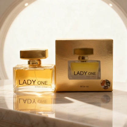 Floral Oriental Perfume for Women Eau de Parfum 75ml | Lady One Bergamot White Lily Rose Sandalwood Amber Long Lasting EDP Spray | Feminine Gift for Her