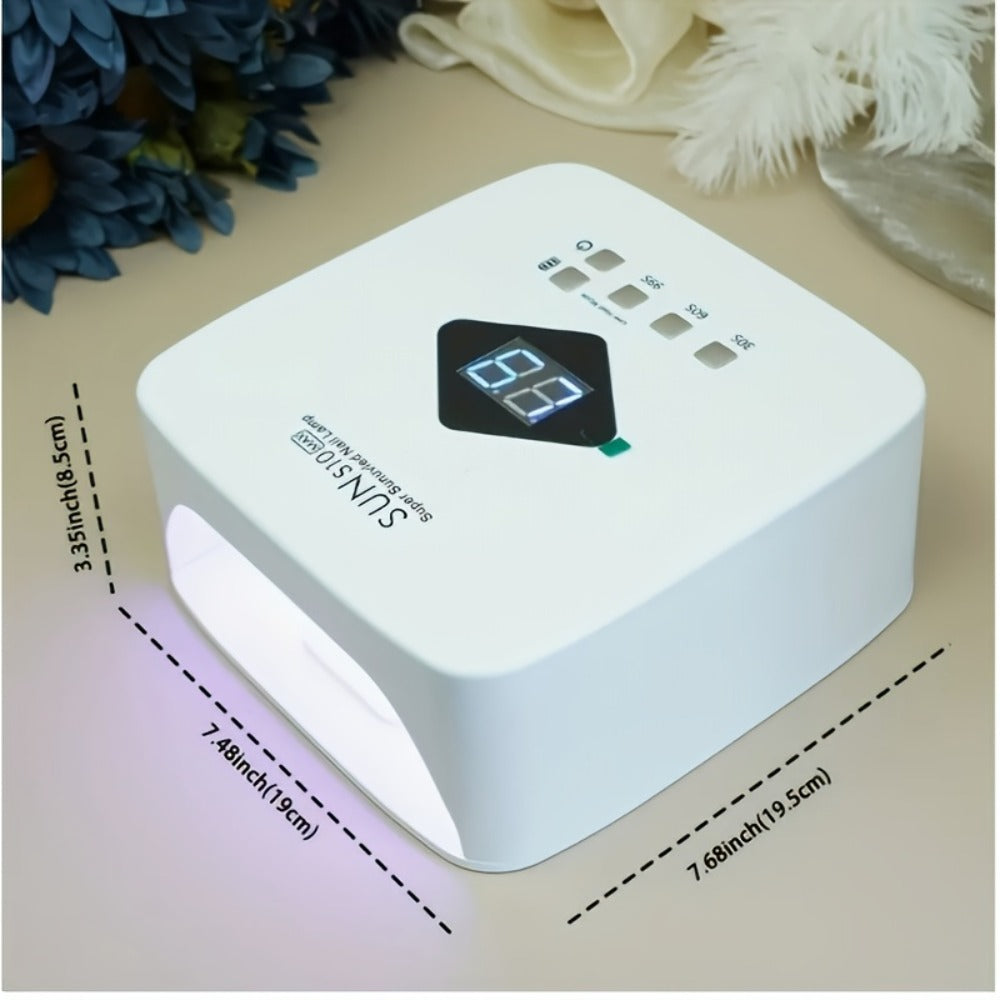 Nail Tech Supplies 30 LED 3 Timers Nail Lamp Fast Nail Gel Porfessional Safe Rechargeable Portable Wireless Nail Polish Dryer