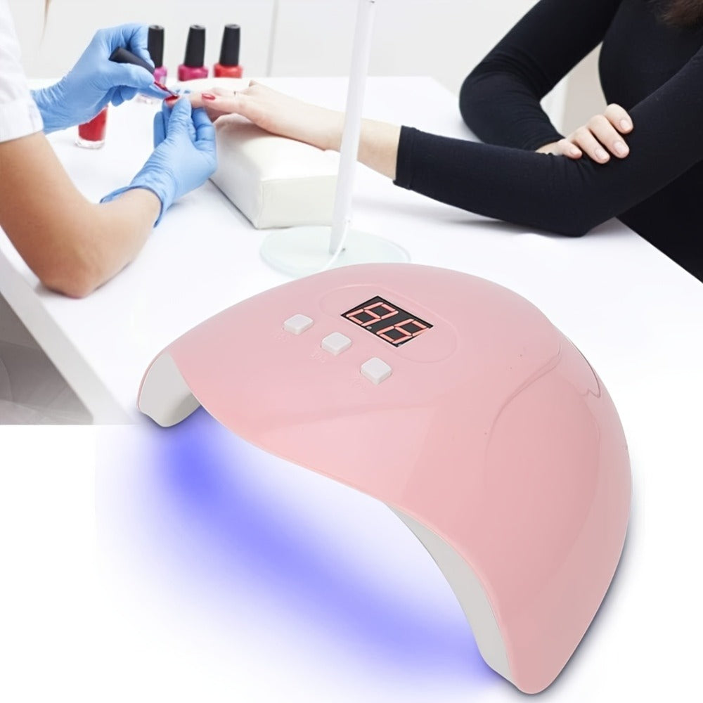 Gel Nail Lamp for Gel Polish, LED Nail Dryer with Smart Sensor & Timer Settings, Fast Curing Nail Light for Fingernails & Toenails, Professional Nail Lamp for Salon And Home Use, Essential Nail Tool Compatible with All Gel Nail Polishes