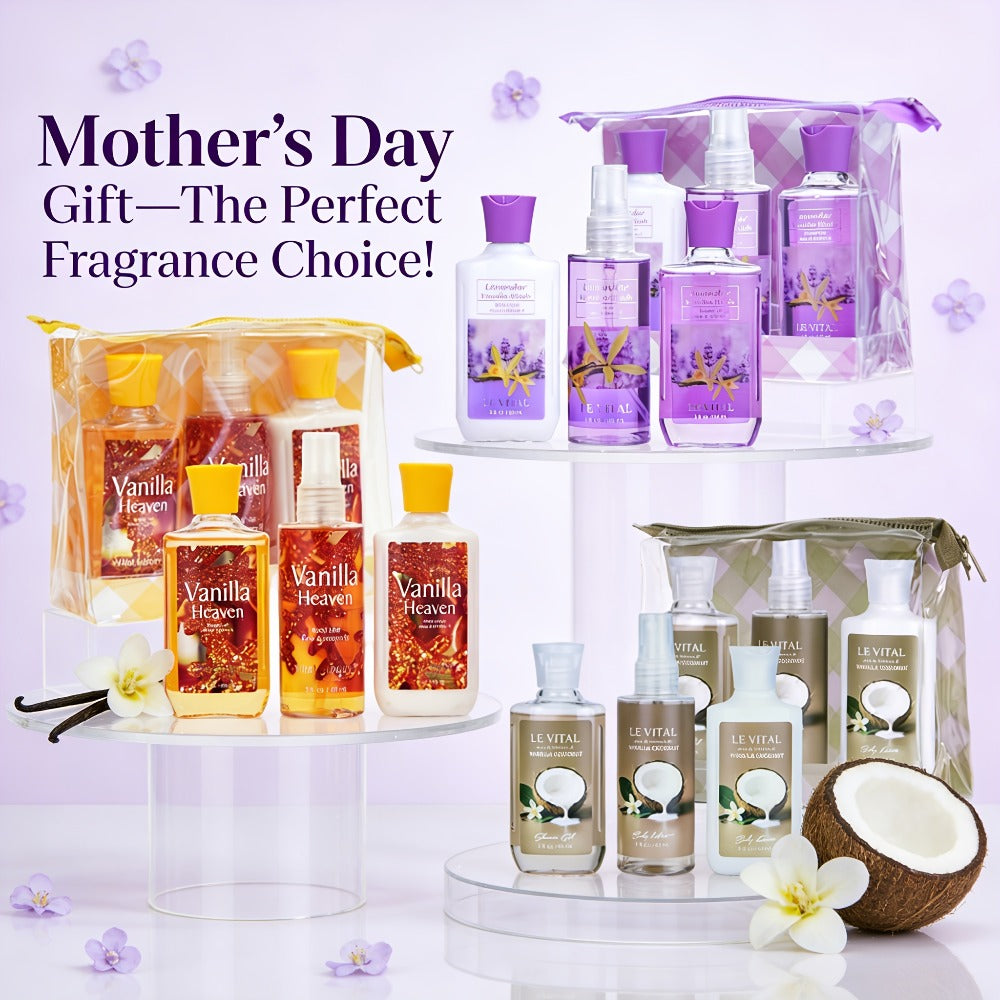 Skin Scent Bath And Body Care Set, Floral Fragrance Includes Creamy Body Lotion/Shower Gel/Fragrance Mist, Ideal Moisturizing Care for Women, Weekly Exfoliating Routine, Nourishing The Perfect Gift for Wife Or Girlfriend! Holiday Body Care Gift Set