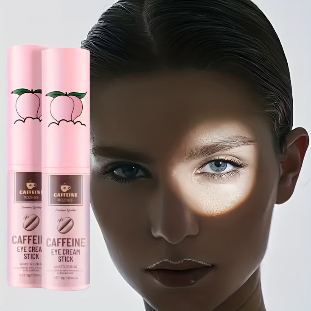 Eye Cream Firming Anti-Aging with Caffeine & Ceramide NP Reduces Dark Circles Puffiness Fine Lines Lifted Refreshed Look Skincare 2pcs