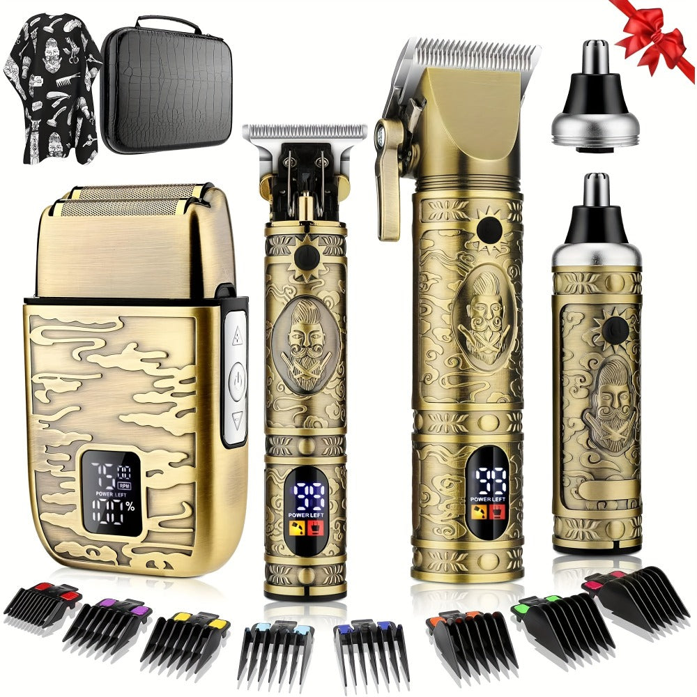 Aqwiopr Wireless Hair Clippers And Trimmer Kits - an Ideal Present for Men'S Grooming