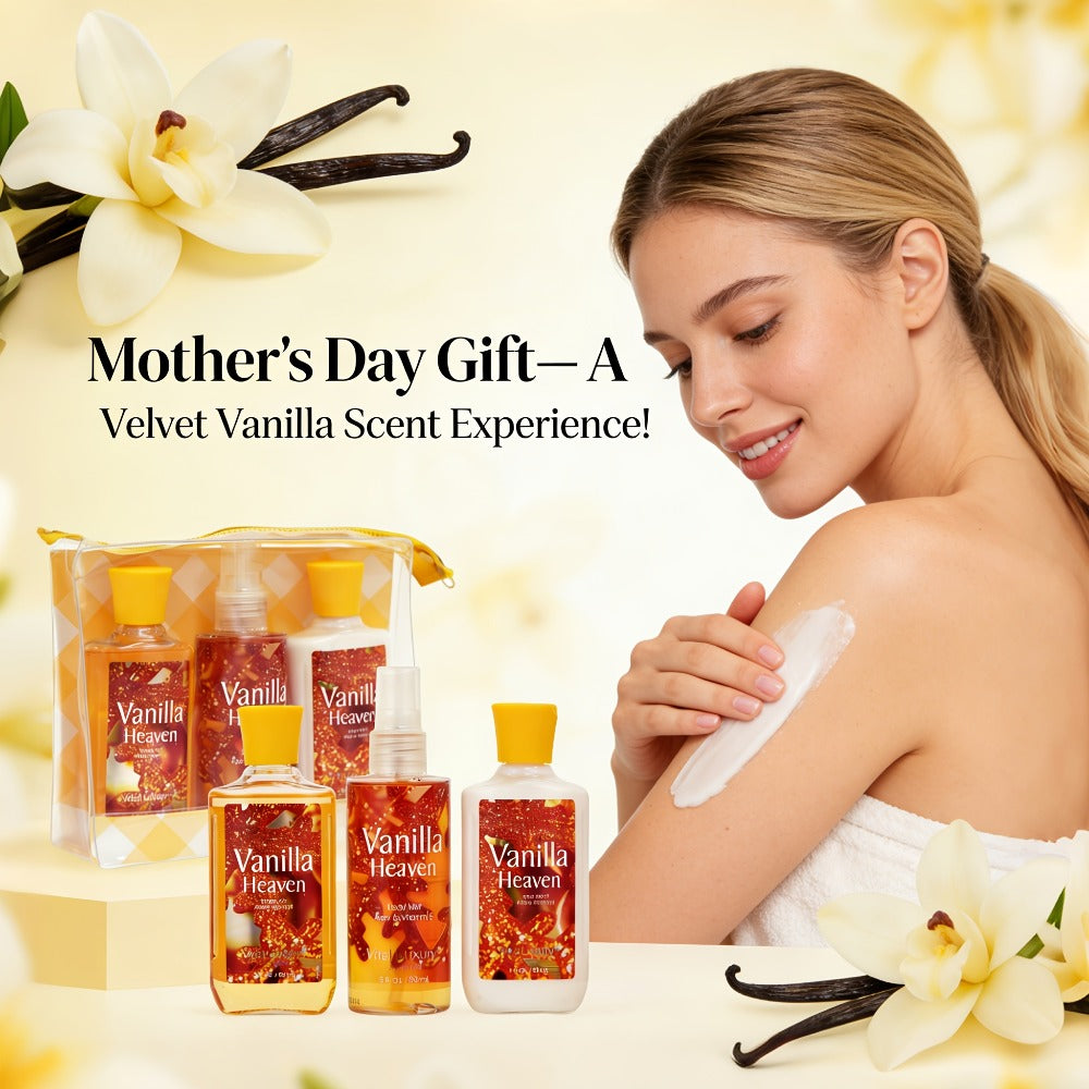 Skin Scent Bath And Body Care Set, Floral Fragrance Includes Creamy Body Lotion/Shower Gel/Fragrance Mist, Ideal Moisturizing Care for Women, Weekly Exfoliating Routine, Nourishing The Perfect Gift for Wife Or Girlfriend! Holiday Body Care Gift Set