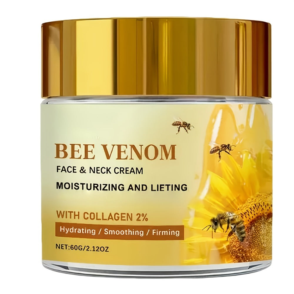 2pcs Instant Firming Bee Venom Face Cream, Tightens Skin, Collagen Instant Lifting Face Cream, Firms Fine Lines And Wrinkles, Suitable for All Skin Types, Skincare, A Gift For, The Perfect Gift, Local Warehouse