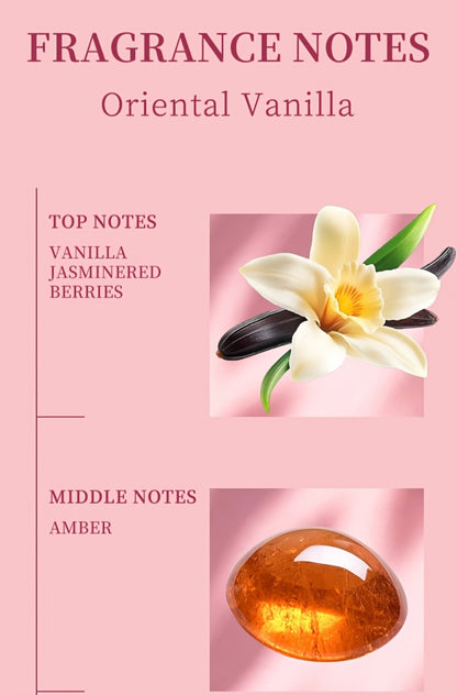 Floral Gourmand Perfume for Women Eau de Parfum 3.4oz | Vanilla Jasmine Red Berries Long Lasting EDP Spray | Full Size Fragrance Daily Dating Party Gift