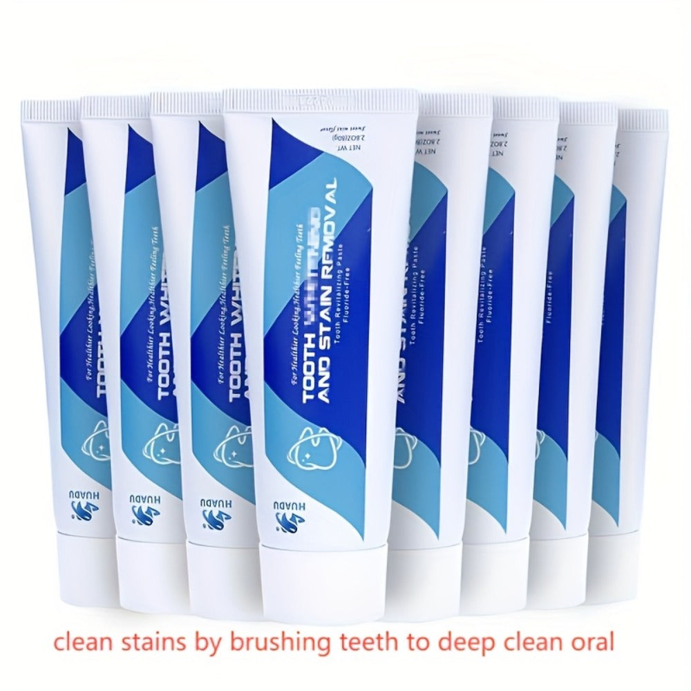Whitening And Cleaning Toothpaste, 1/2/3/4/8-piece Set, Deep Cleaning Oral Care Whitening Teeth, Suitable For Family And Travel, Suitable For Both Men And Women, Easy To Carry, Fresh Mint Flavor