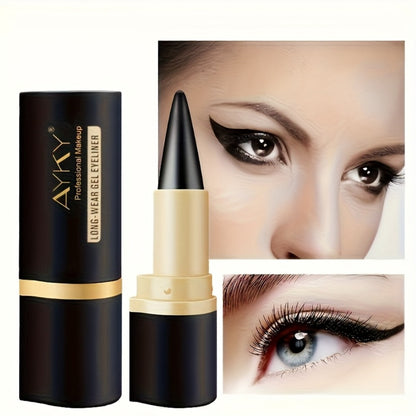 Waterproof Eyeliner Matte Black Cream 6-Pack, Anti-Smudge Long-Lasting Formula, Easy Apply Beginner-Friendly Eyeliner Pen Set for Precise Lines
