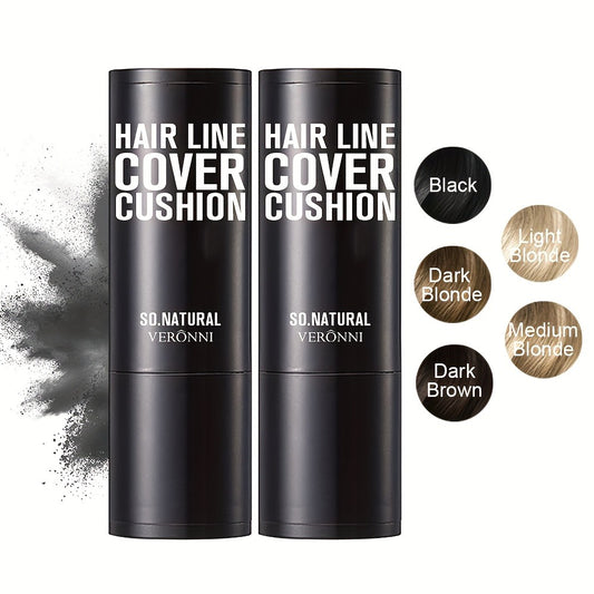 2pcs Hairline Shadow Powder Stick Set, Hairline Concealer Pen, Waterproof Stain-Proof, Instantly Conceal Hairline And Hair Root, Waterproof Hairline Powder Filler for Natural Look