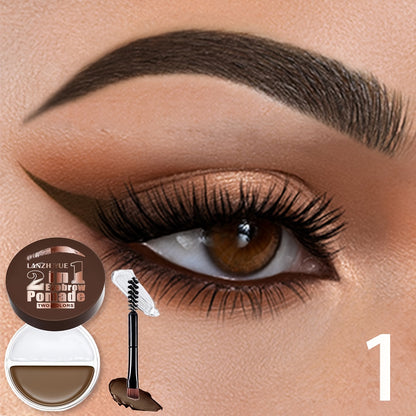 3D Eyebrow Pencil Microblading Brow Pen - Waterproof Sweat-Proof Long-Lasting Bold Precise Brow Definer with Brush Applicator for All Skin Types Natural Look