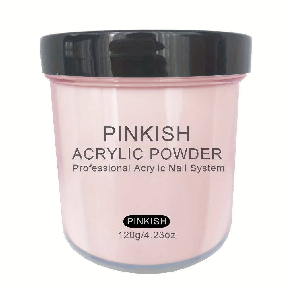 4oz Professional Transparent/Pink/White/Nude Beige Acrylic Nail Powder Suitable for Acrylic Nail Extensions & 3D Nail Art, No Lamp Required Polymer Powder for DIY Nail, Suitable for Nail Sculpting, Polishable for - Use