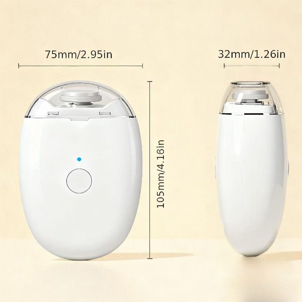 1/2pcs Rechargeable 2in 1 Electric Nail Clippers And Grinder Tool with Integrated Trimming And Polishing Multifunctional Nail Care for Adults USB Charging 36V Operating Voltage 500mAh Lithium Polymer Battery