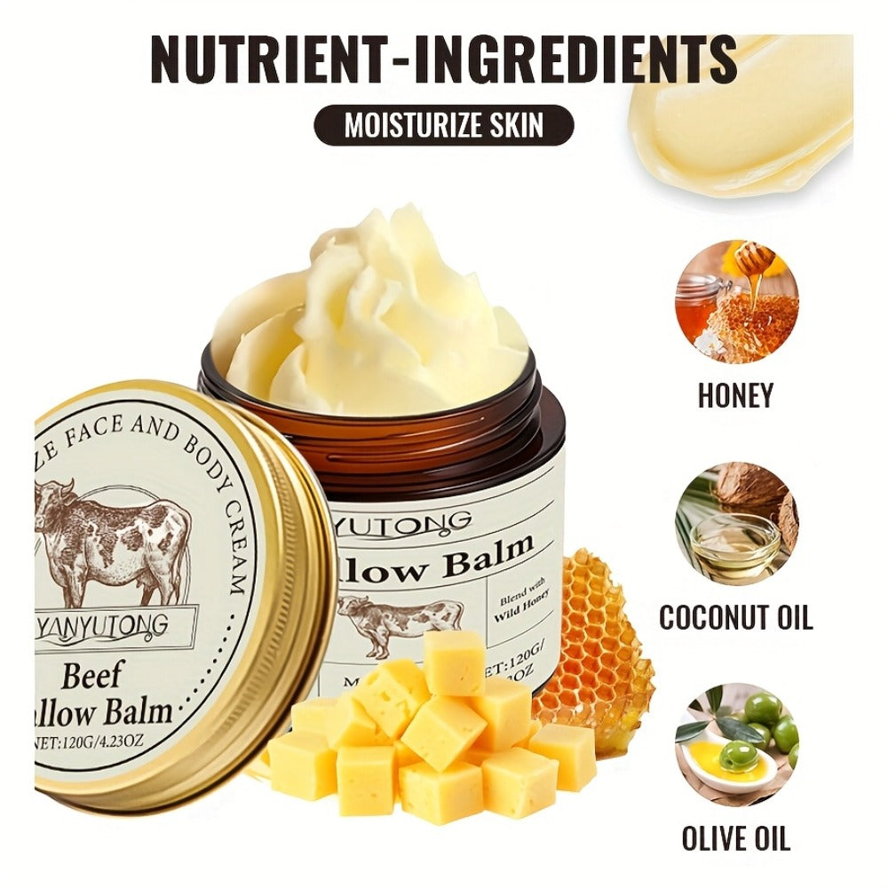 100% Grass And Forage Product Mixed With Vanilla Butter Body Cream Facial And Body Care Cream - Moisturizes The Skin, Improves Dry And Rough Skin - Suitable For Sensitive Skin