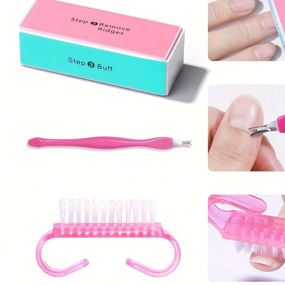 72-in-1 Stainless Steel Nail Art Tool Set with LED Nail Lamp, Glue Drying Machine, Nail Polisher, Nail Polish Brush, Nail Art Drill Pen, Finger Divider, Gel Nail Polish Kit, Nail Art Accessories, Manicure Kit, Makeup Tools, Holiday Gifts