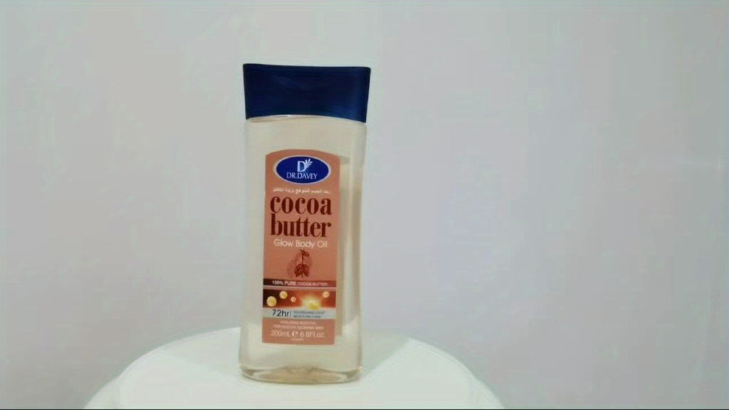 2pcs Cocoa Radiant For Glowing Skin Body Gel Oil Made With Pure Cocoa Butter, Cocoa Body Oil, Cocoa Butter Gel, Refreshing And Non-Greasy, Body Oil For Women, Skincare For Summer, Body Care, Aceite Para El Cuerpo