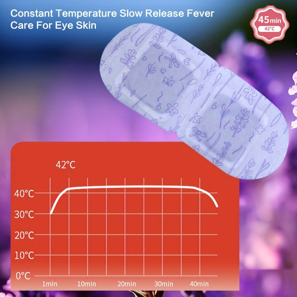 30pcs/60pcs Lavender Steam Eye Mask- Self- Warm Compress for Travel& Nap, Moisturizing& Hypoallergenic, Alcohol-Free, Perfect for All Skin Types, Spa| Calming Eye Mask| Aroma, Spa